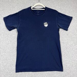 Malbon Shirt Mens Small Buckets Double Sided Embroidered‎ Logo Graphic Tee Golf